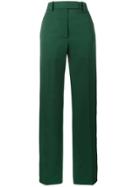 Calvin Klein 205w39nyc Wool Trousers With Side Stripes - Green
