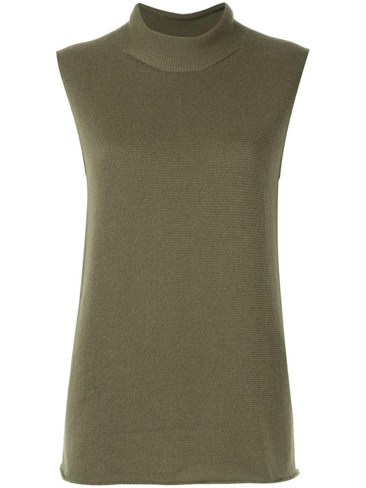 Hermès Vintage Cashmere Top - Green