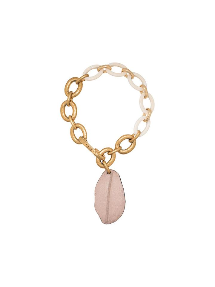 Marni Abstract Shell Link Bracelet - Gold