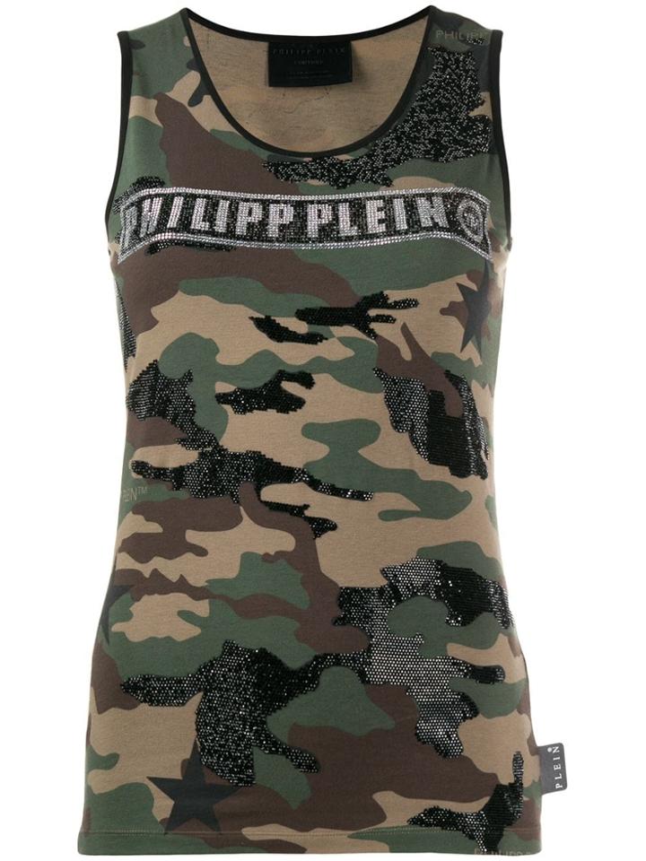 Philipp Plein Logo Tank Top - Green