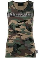 Philipp Plein Logo Tank Top - Green