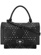 Givenchy Small 'shark' Tote, Women's, Black, Metal/calf Leather