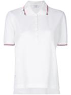 Thom Browne Stripe Detail Polo T-shirt - White