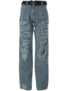 Alyx Distressed Jeans, Women's, Size: Xs, Grey, Cotton