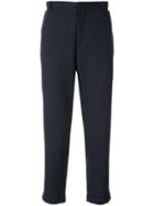 D'urban Cropped Tailored Trousers - Blue