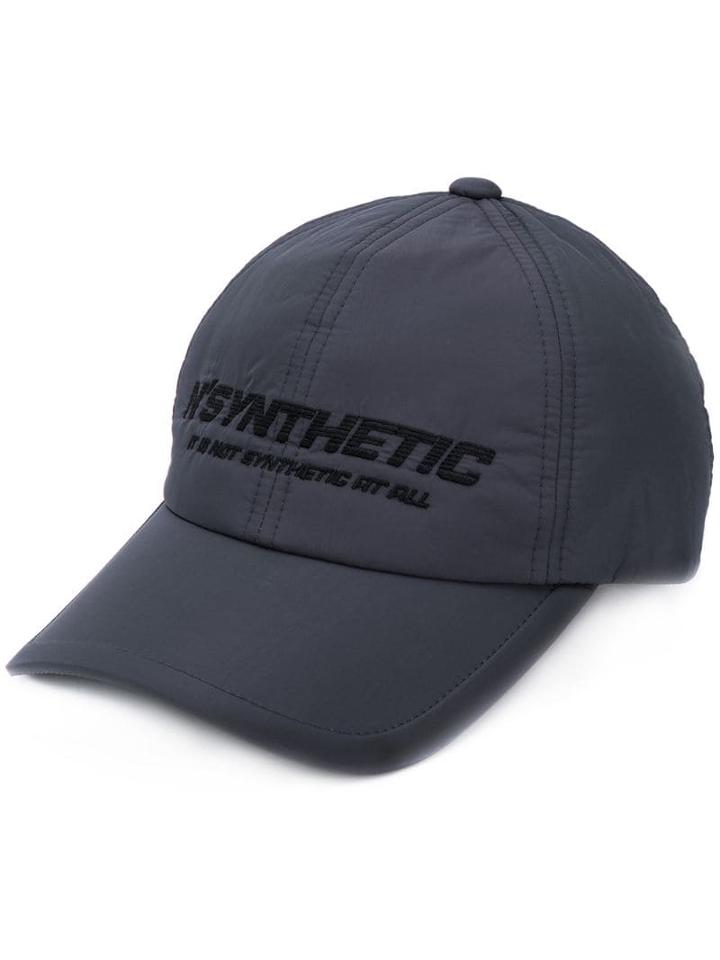 Juun.j 'synthetic' Embroidered Cap - Grey