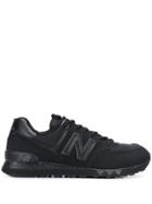 New Balance New Balance Ml574fv Black Leather/fur/exotic