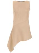 Egrey Knit Asymmetric Blouse - Nude & Neutrals