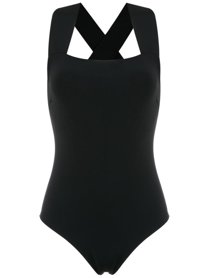 Osklen Wide Straps Swimsuit - Black