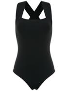 Osklen Wide Straps Swimsuit - Black