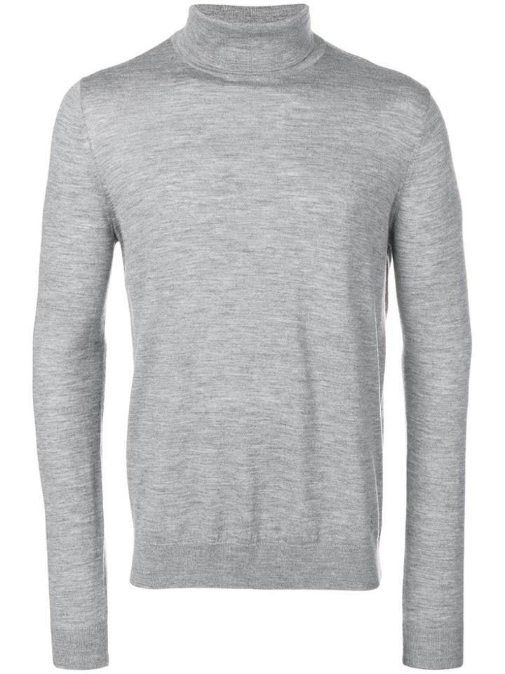 Pringle Of Scotland Fine Knit Turtleneck Sweater - Grey