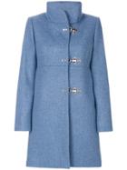 Fay Stand Up Collar Coat - Blue