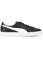 Puma Quilted Lace-up Sneakers - Black