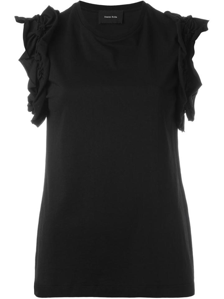 Simone Rocha Ruffled Sleeve Top