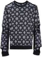 Ktz Inside Out Cut-off Sweatshirt - Black