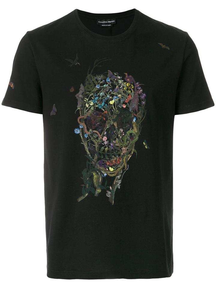 Alexander Mcqueen Skull T-shirt - Black