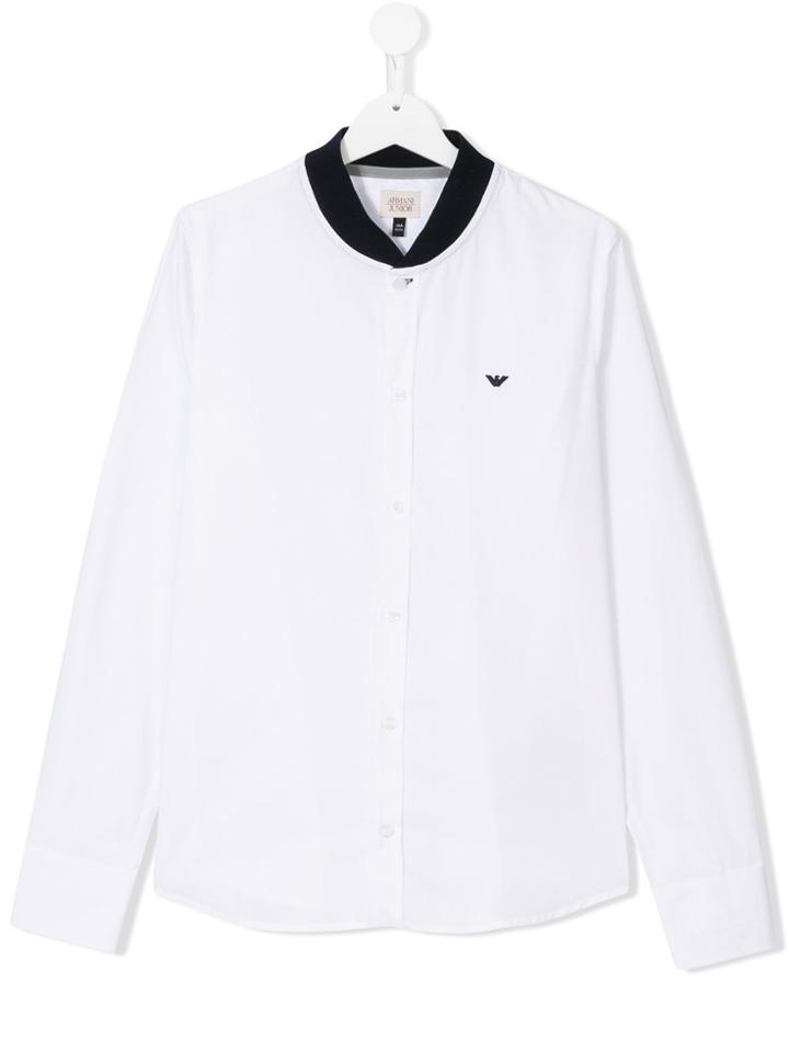 Armani Junior Branded Shirt - White