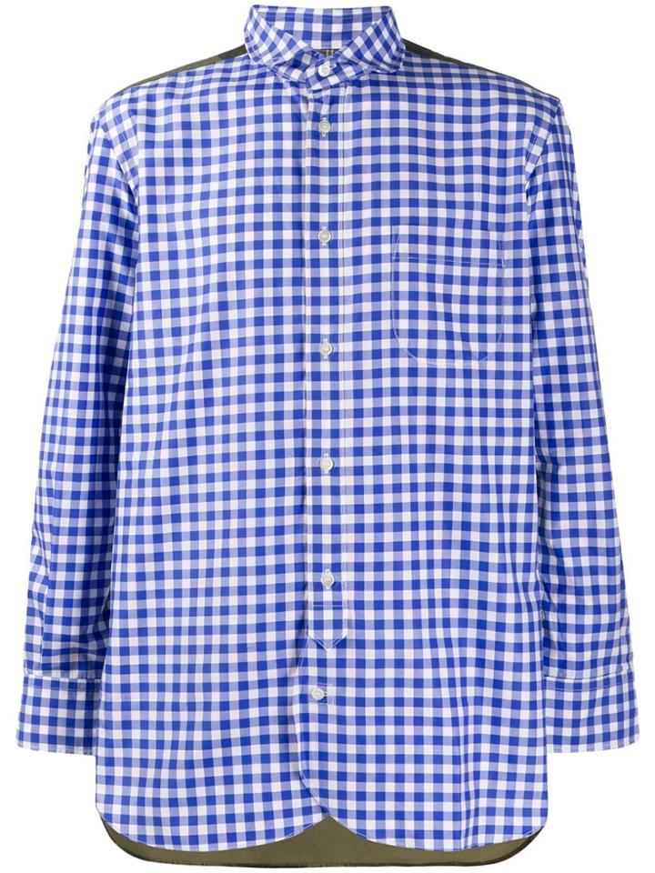 Junya Watanabe Mixed Pattern T-shirt - Blue