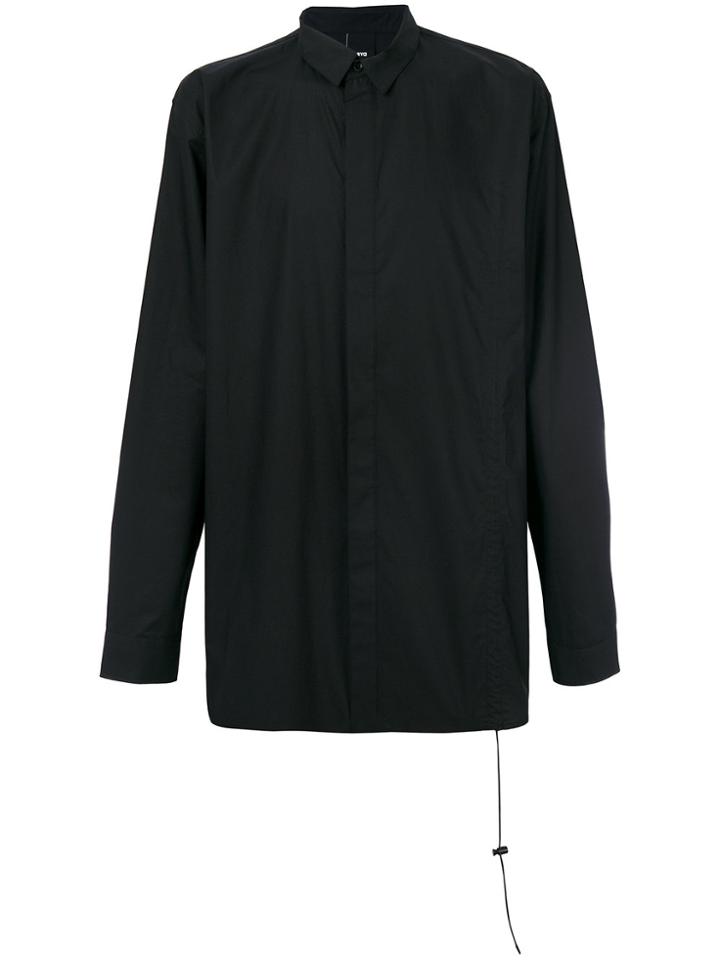 D.gnak E-string Shirring Shirt - Black