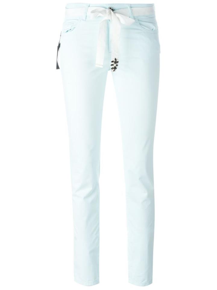 Twin-set Ribbon Detail Skinny Trousers