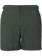 Orlebar Brown Side Buckle Swim Shorts - Green