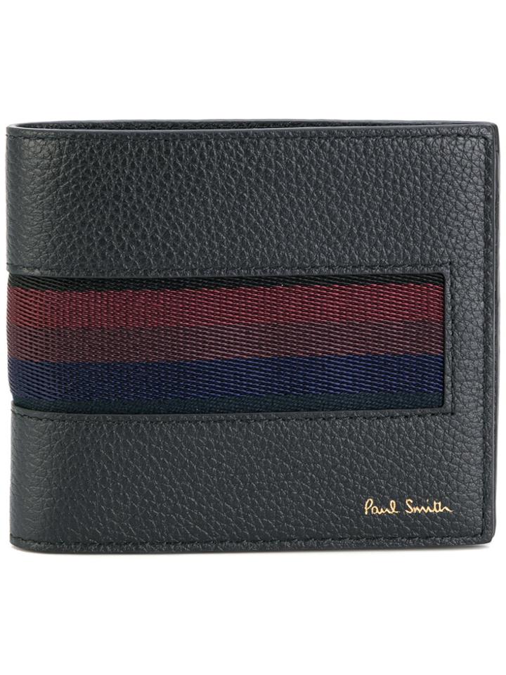 Paul Smith 'city Webbing' Billfold Wallet - Black
