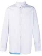 Visvim Striped Shirt, Men's, Size: 3, White, Cotton