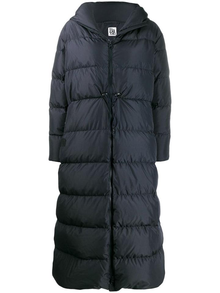 Bacon Hooded Padded Coat - Blue
