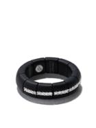 Roberto Demeglio 18kt White Gold Pura Ceramic And Diamond Ring - Black
