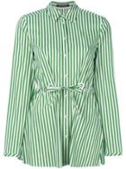 Luisa Cerano Striped Shirt - Green