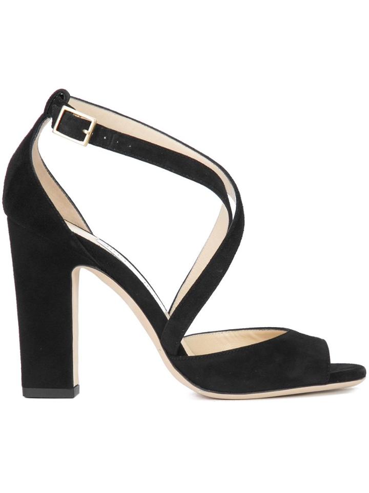 Jimmy Choo Carrie 100 Sandals - Black