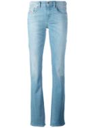 Diesel - Flared Jeans - Women - Cotton/polyester/spandex/elastane - 25, Blue, Cotton/polyester/spandex/elastane