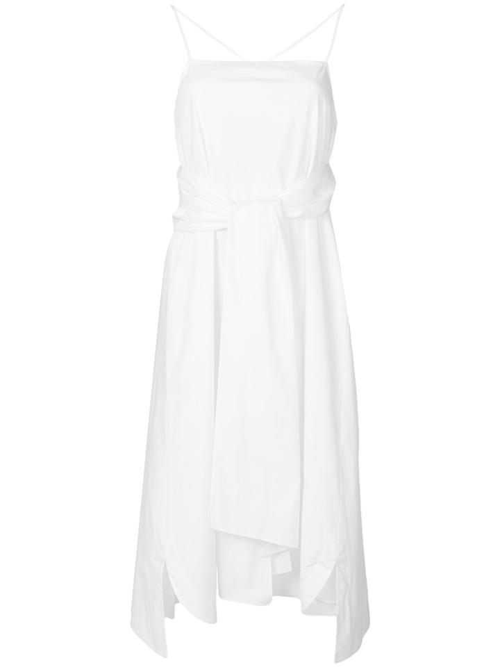 Elizabeth And James Waist Tie Dress - White