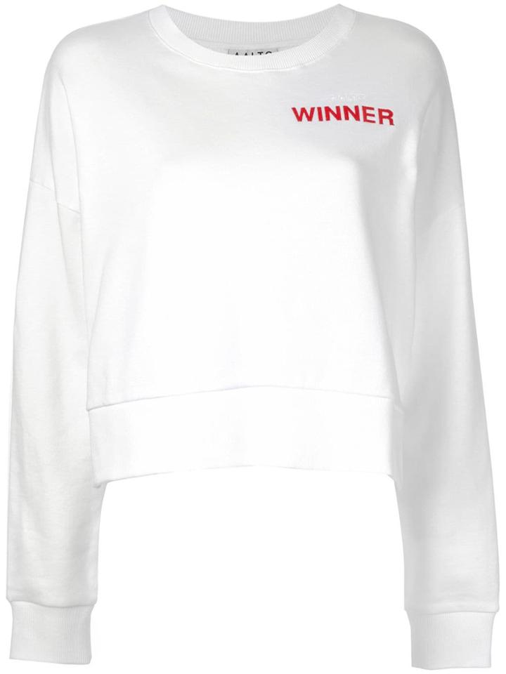 Aalto Crew Neck Sweatshirt - White