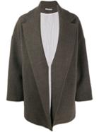 Dusan Oversized Jacket - Brown