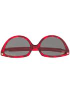 Mykita X Martine Rose Giraffe Sunglasses - Red