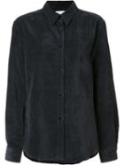 Lemaire Velvet Shirt, Women's, Size: 36, Black, Cotton/linen/flax