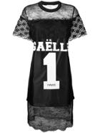 Gaelle Bonheur Lace Detail Dress - Black