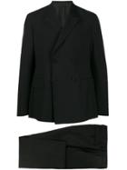 Z Zegna Fitted Two-piece Suit - Black