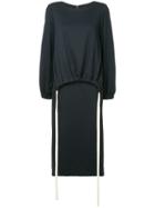 Tibi Layered Jersey Dress - Blue