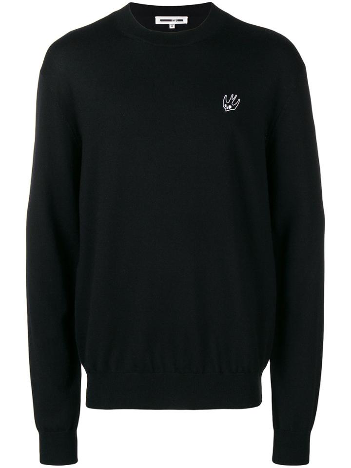 Mcq Alexander Mcqueen Ribbed Sweater - Black