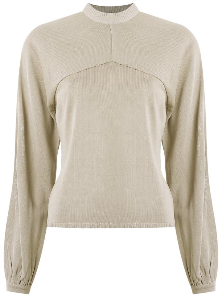 Egrey - Knitted Jumper - Women - Spandex/elastane/viscose/polyimide - M, Women's, Nude/neutrals, Spandex/elastane/viscose/polyimide