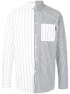 Guild Prime Contrast Striped Shirt - White