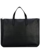 Loewe - Embossed Tote - Men - Leather - One Size, Black, Leather