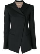 Ssheena Open Back Blazer - Black