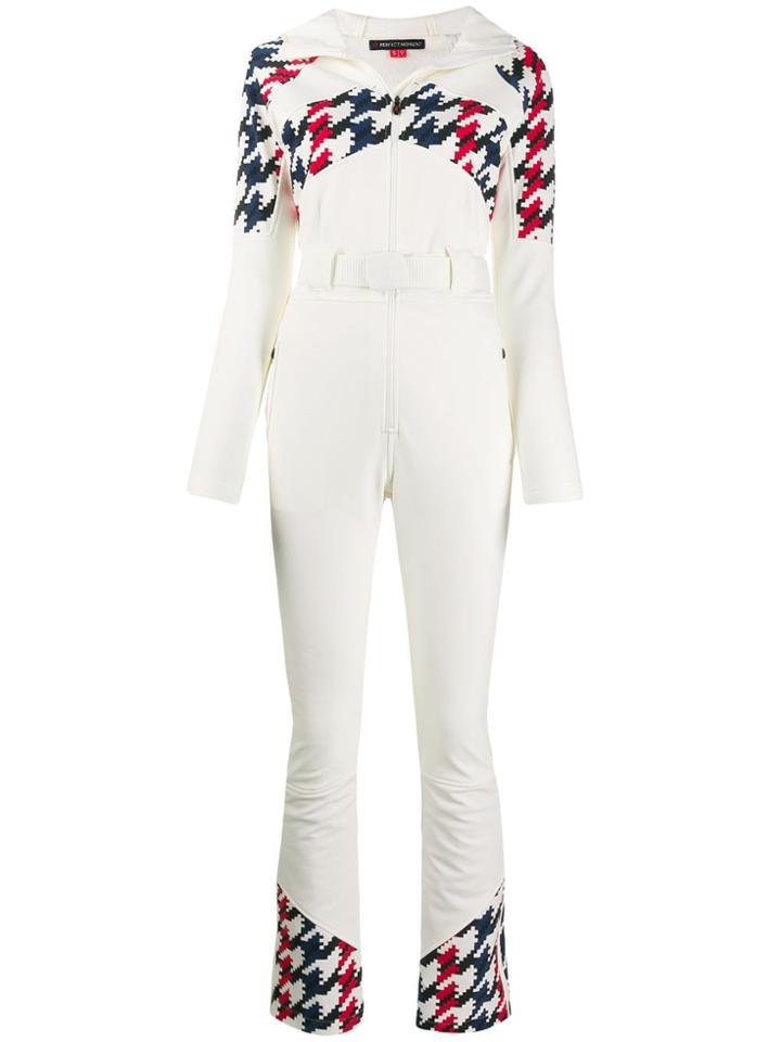 Perfect Moment Tignes Bealed Jumpsuit - White