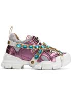 Gucci Flashtrek Sneakers - Purple