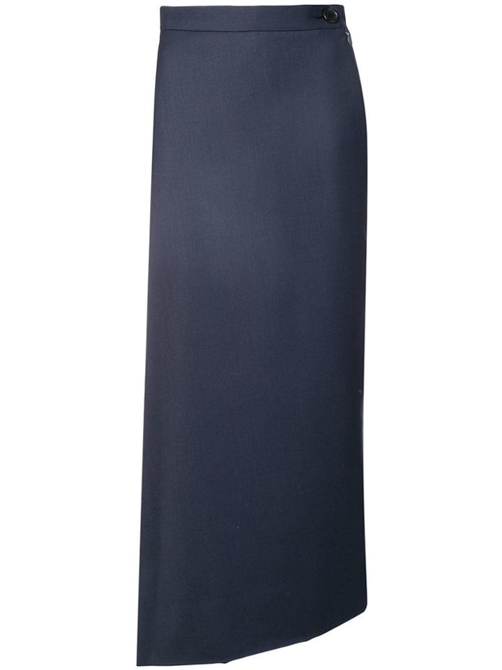 Vivienne Westwood Anglomania Wrap-around Pencil Skirt - Blue