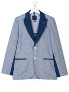 Harmont & Blaine Junior Teen Peaked Lapels Blazer - Blue