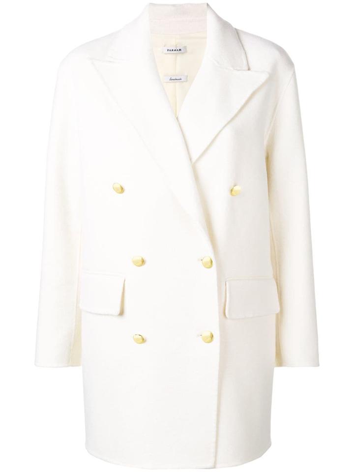 P.a.r.o.s.h. Lottie Coat - White